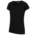Black - Pack Shot - Regatta Womens-Ladies Carlie T-Shirt