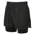 Black - Close up - Dare 2B Mens Recreate Gym Shorts