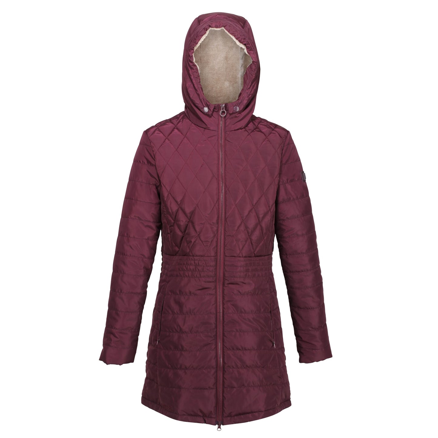 Dark Burgundy - Front - Regatta Womens-Ladies Parmenia Quilted Insulated Jacket