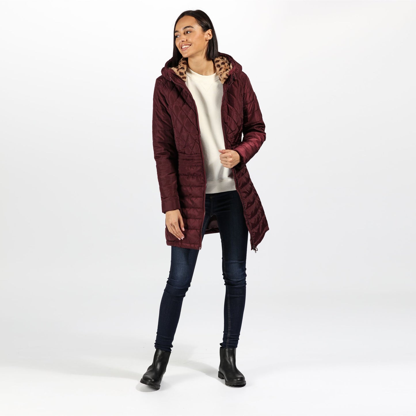 Dark Burgundy - Back - Regatta Womens-Ladies Parmenia Quilted Insulated Jacket