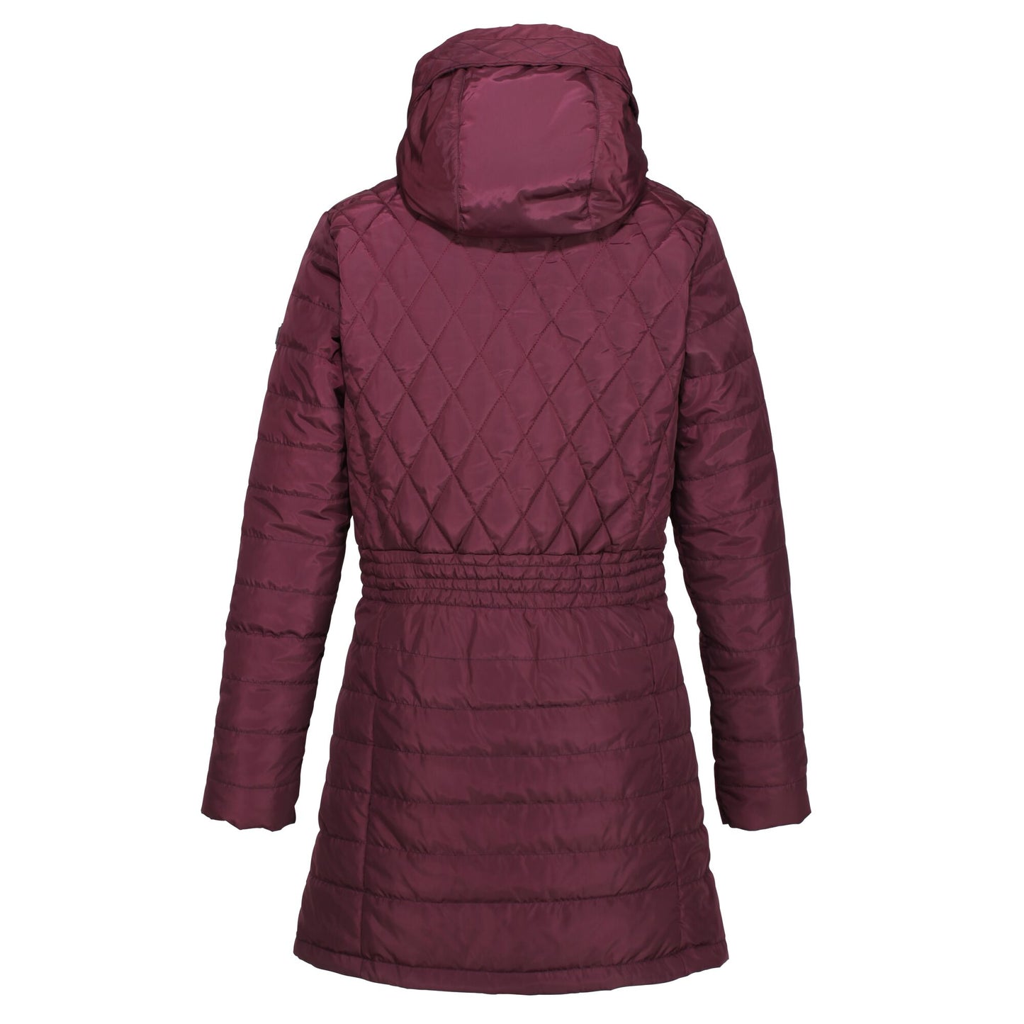Dark Burgundy - Side - Regatta Womens-Ladies Parmenia Quilted Insulated Jacket
