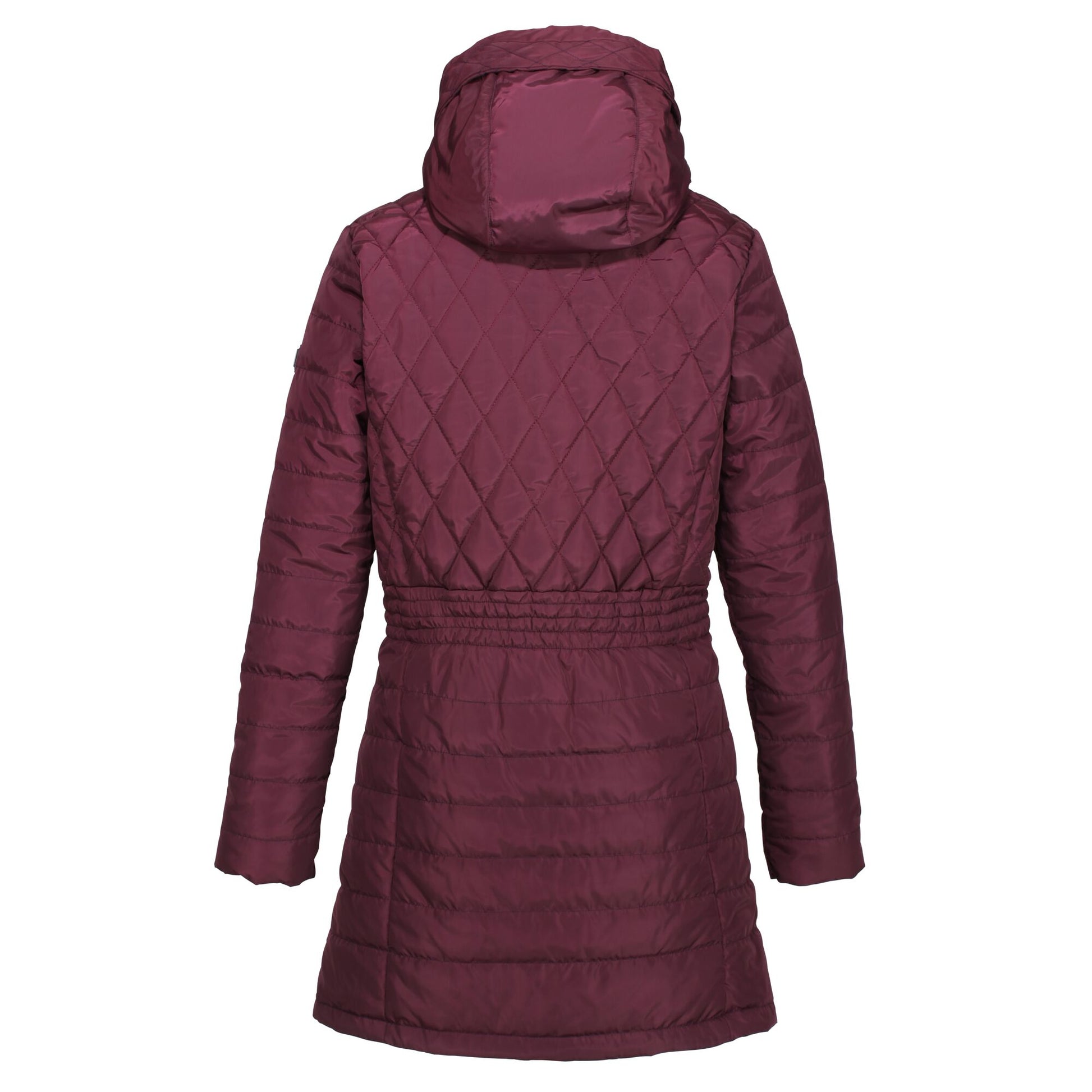 Dark Burgundy - Side - Regatta Womens-Ladies Parmenia Quilted Insulated Jacket
