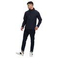 Navy - Front - Regatta Mens Apex Soft Shell Jacket