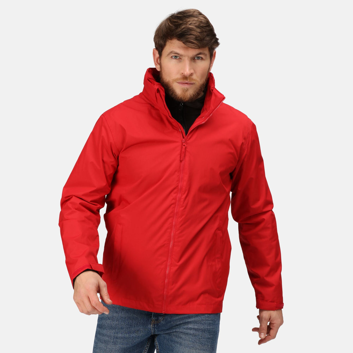 Classic Red-Black - Back - Regatta Professional Mens Waterproof Jacket