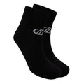 Black - Side - Dare 2B Unisex Adult Essentials Ankle Socks (Pack of 2)