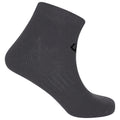 Ebony Grey - Back - Dare 2B Unisex Adult Essentials Ankle Socks (Pack of 2)