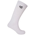 White - Front - Dare 2B Unisex Adult Essentials Sports Ankle Socks (Pack of 3)