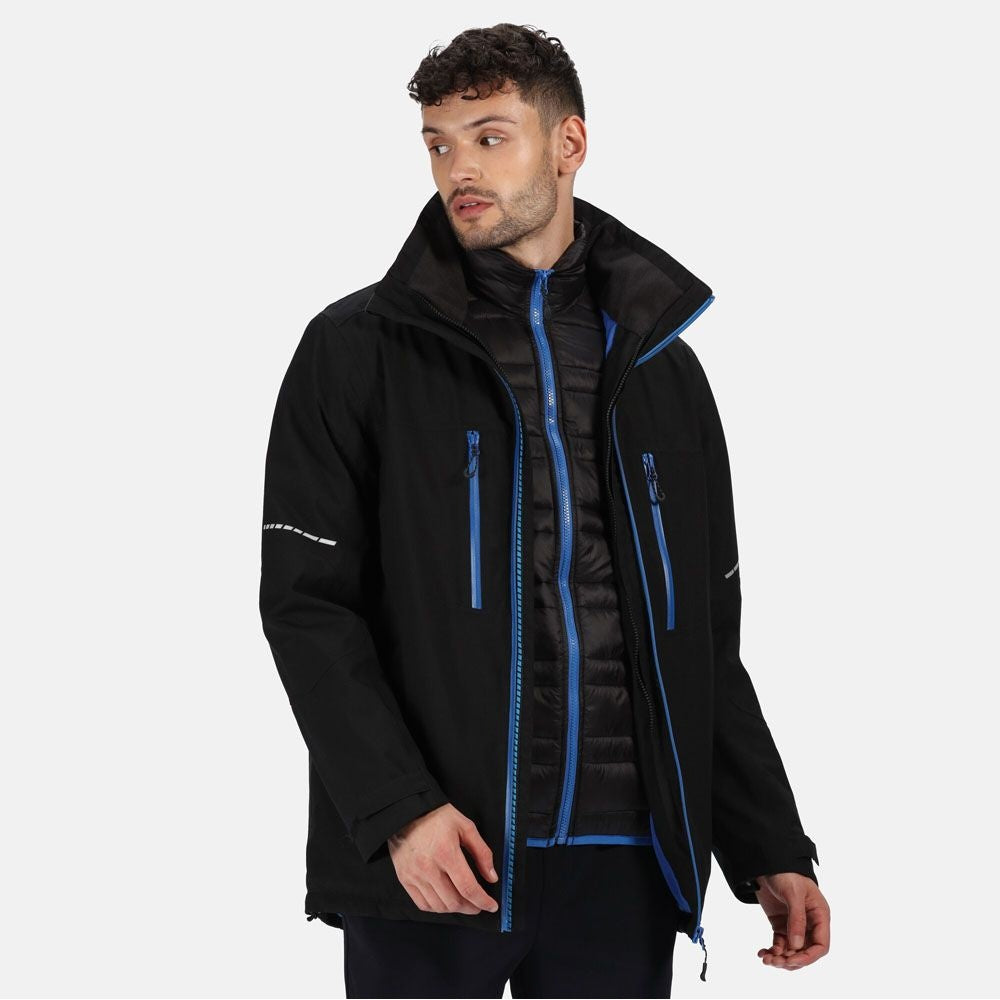 Black-Oxford Blue - Back - Regatta Professional Mens Jacket