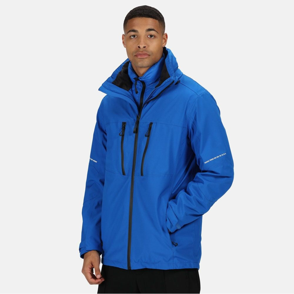 Oxford Blue-Black - Back - Regatta Professional Mens Jacket