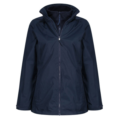 Navy - Side - Regatta Professional Womens-Ladies Waterproof Jacket