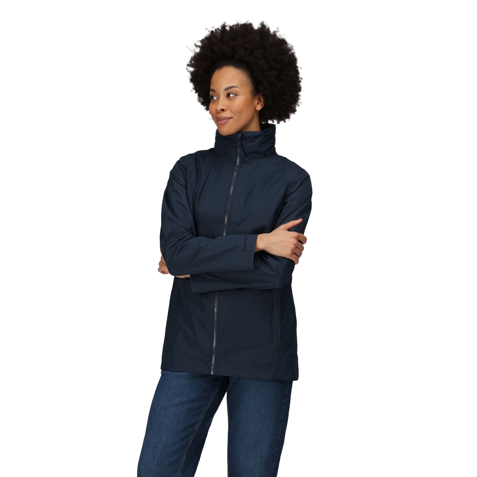 Navy - Lifestyle - Regatta Professional Womens-Ladies Waterproof Jacket