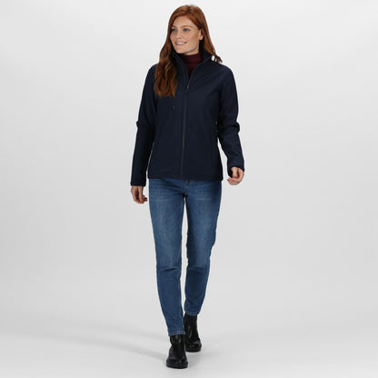 Black - Side - Regatta Professional Womens-Ladies 3 Layer Membrane Soft Shell Jacket
