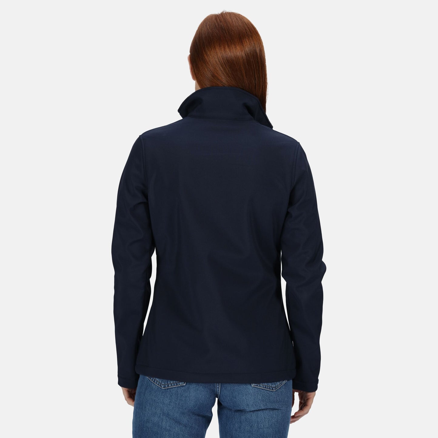 Navy - Back - Regatta Professional Womens-Ladies 3 Layer Membrane Soft Shell Jacket