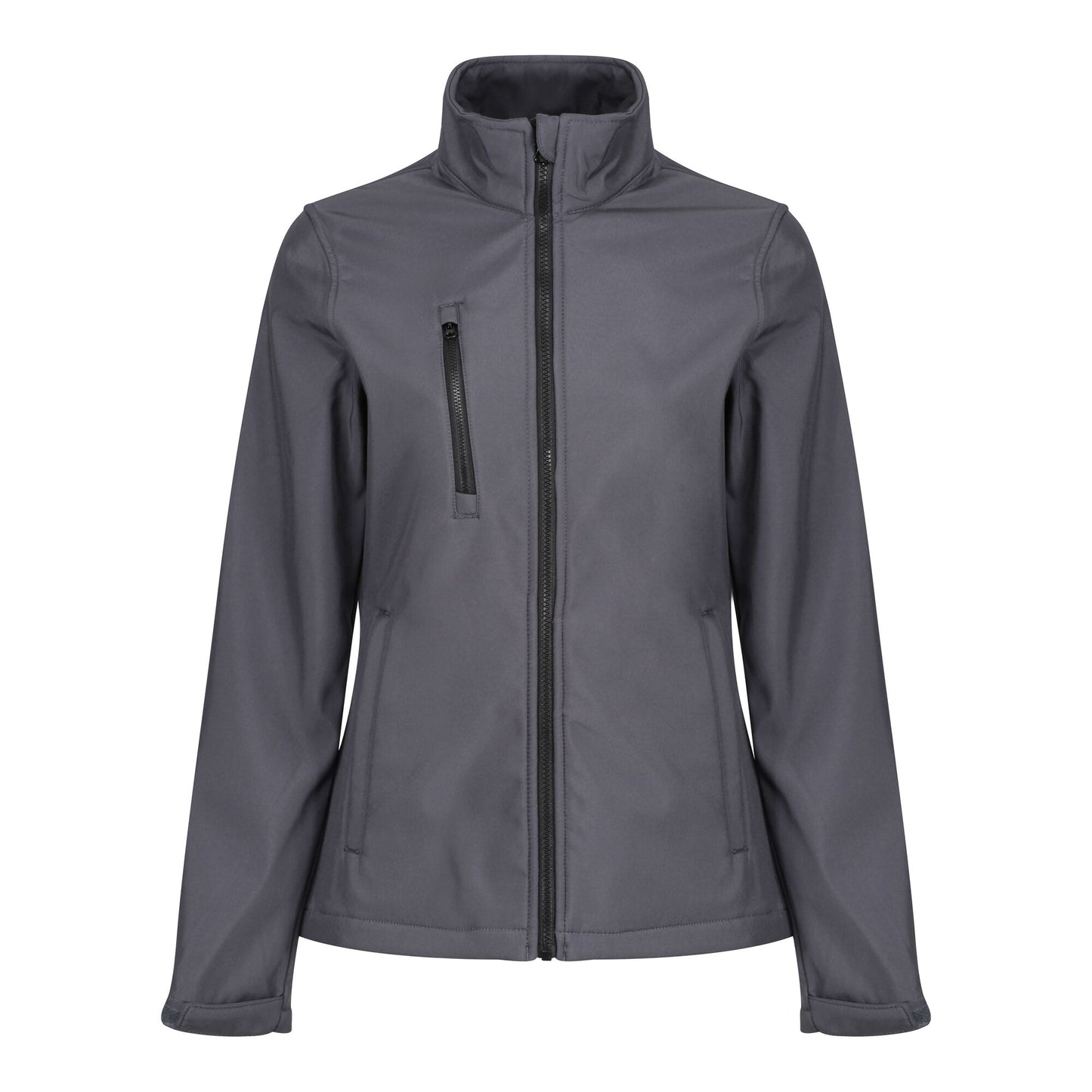 Seal Grey-Black - Front - Regatta Professional Womens-Ladies 3 Layer Membrane Soft Shell Jacket