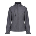 Navy - Front - Regatta Womens-Ladies Ablaze 3 Layer Membrane Soft Shell Jacket