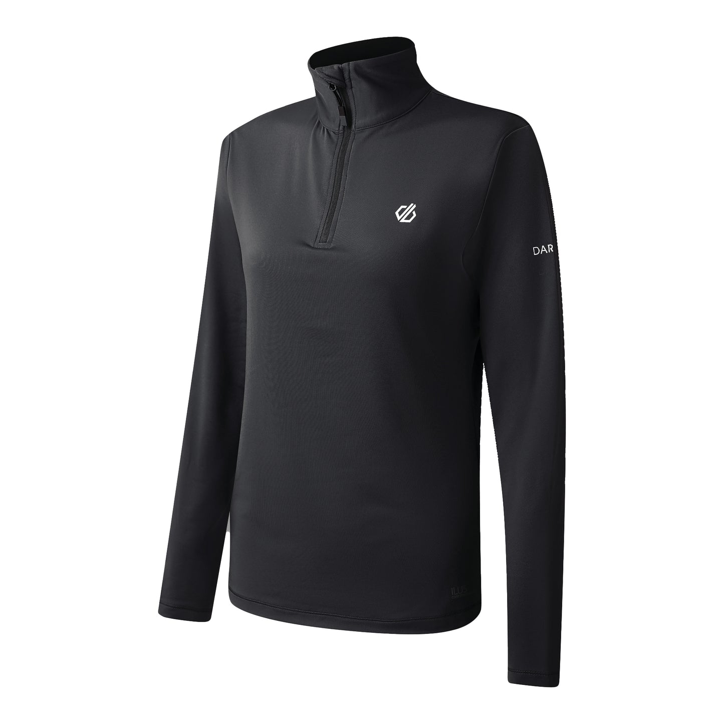 Black-Black - Side - Dare 2B Womens-Ladies Lowline II Midlayer