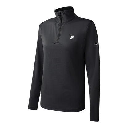 Black-Black - Side - Dare 2B Womens-Ladies Lowline II Midlayer