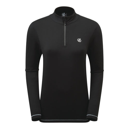 Black - Front - Dare 2B Womens-Ladies Lowline II Midlayer