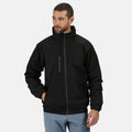 Black - Back - Regatta Mens Honestly Made Soft Shell Jacket