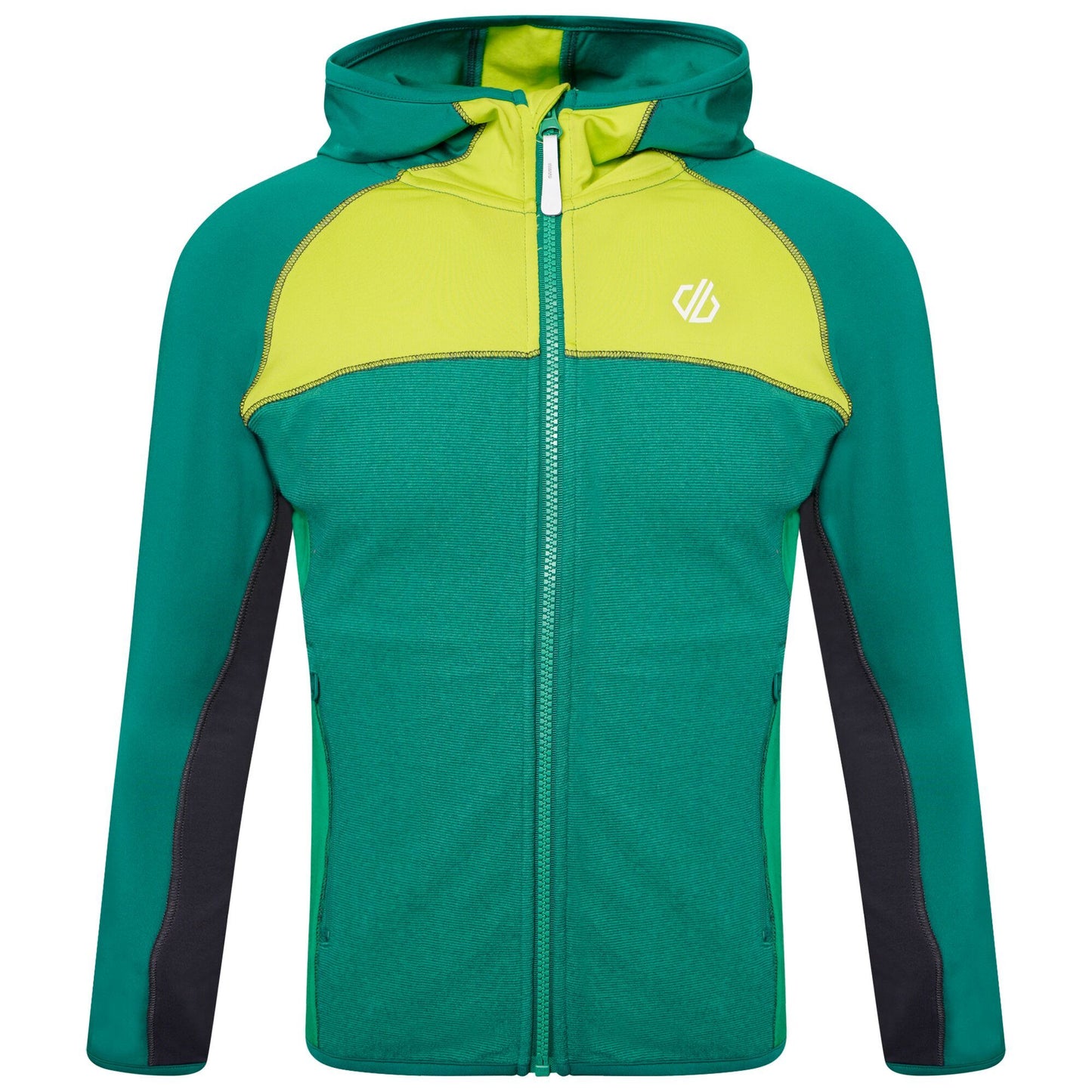 Ultramarine Green-Lime Punch - Front - Dare 2B Childrens-Kids Hasty Lightweight Midlayer