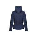 Navy - Side - Regatta Womens-Ladies Venturer 3 Layer Membrane Soft Shell Jacket