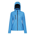 French Blue-Navy - Front - Regatta Womens-Ladies Venturer 3 Layer Membrane Soft Shell Jacket