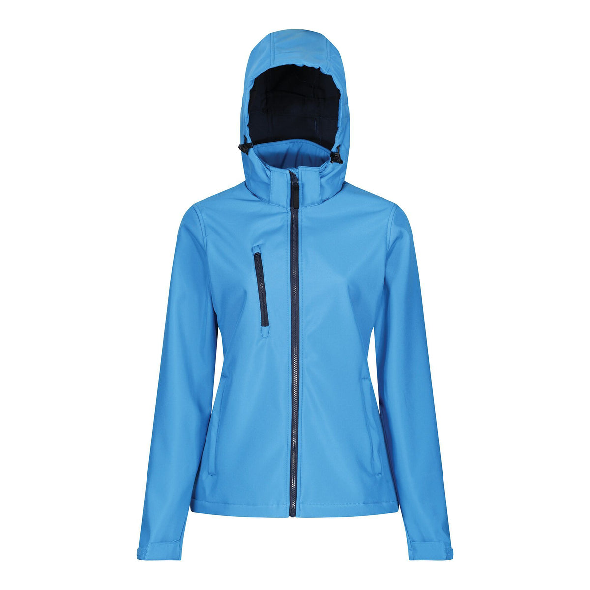 French Blue-Navy - Front - Regatta Professional Womens-Ladies 3 Layer Membrane Soft Shell Jacket