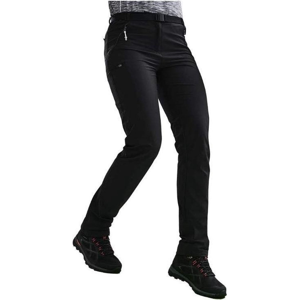 Black - Back - Regatta Womens-Ladies Xert III Stretch Active Trousers