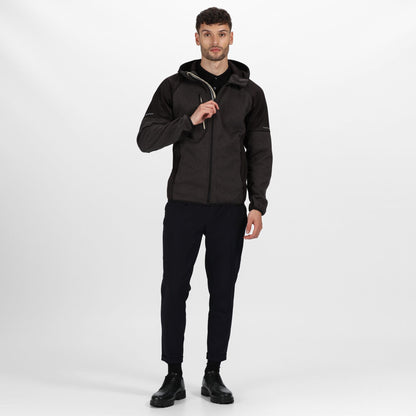 Black-Grey Marl - Side - Regatta Professional Mens Fleece Jacket