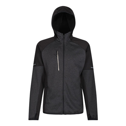 Grey Marl-Black - Front - Regatta Professional Mens Fleece Jacket