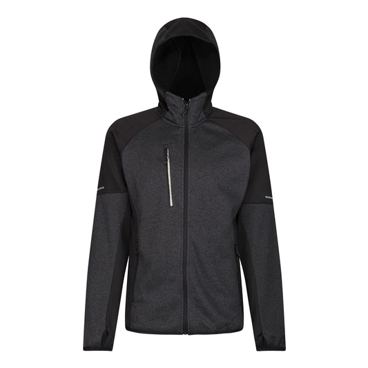 Black-Grey Marl - Front - Regatta Professional Mens Fleece Jacket