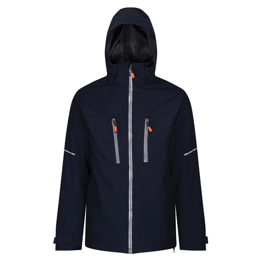 Navy-Grey - Front - Regatta Professional Mens Insulated Jacket