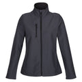 Seal Grey - Front - Regatta Womens-Ladies Honestly Made Softshell Jacket