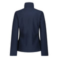 Navy - Pack Shot - Regatta Womens-Ladies Honestly Made Softshell Jacket