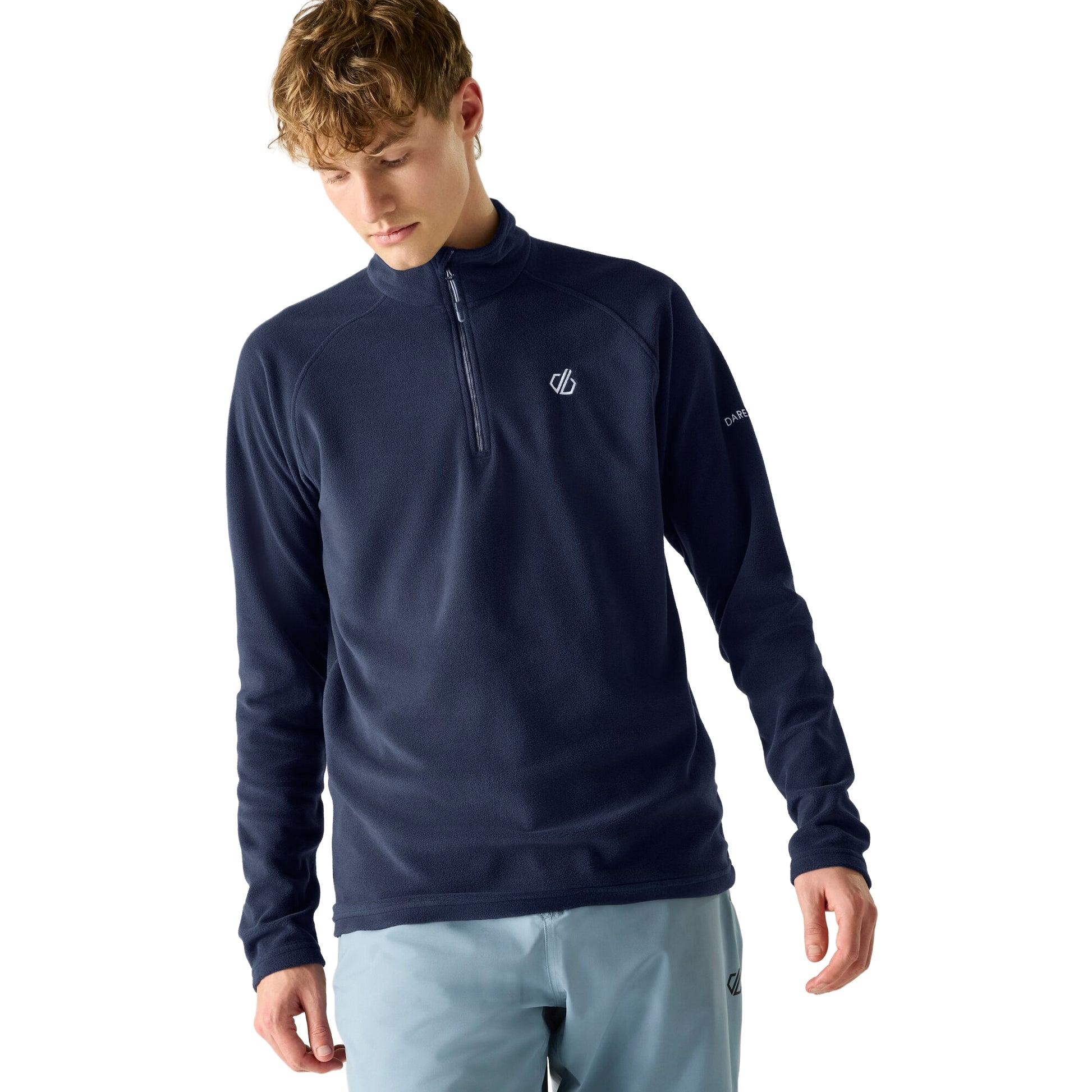 Navy - Lifestyle - Dare 2B Mens Freethink II Fleece Top