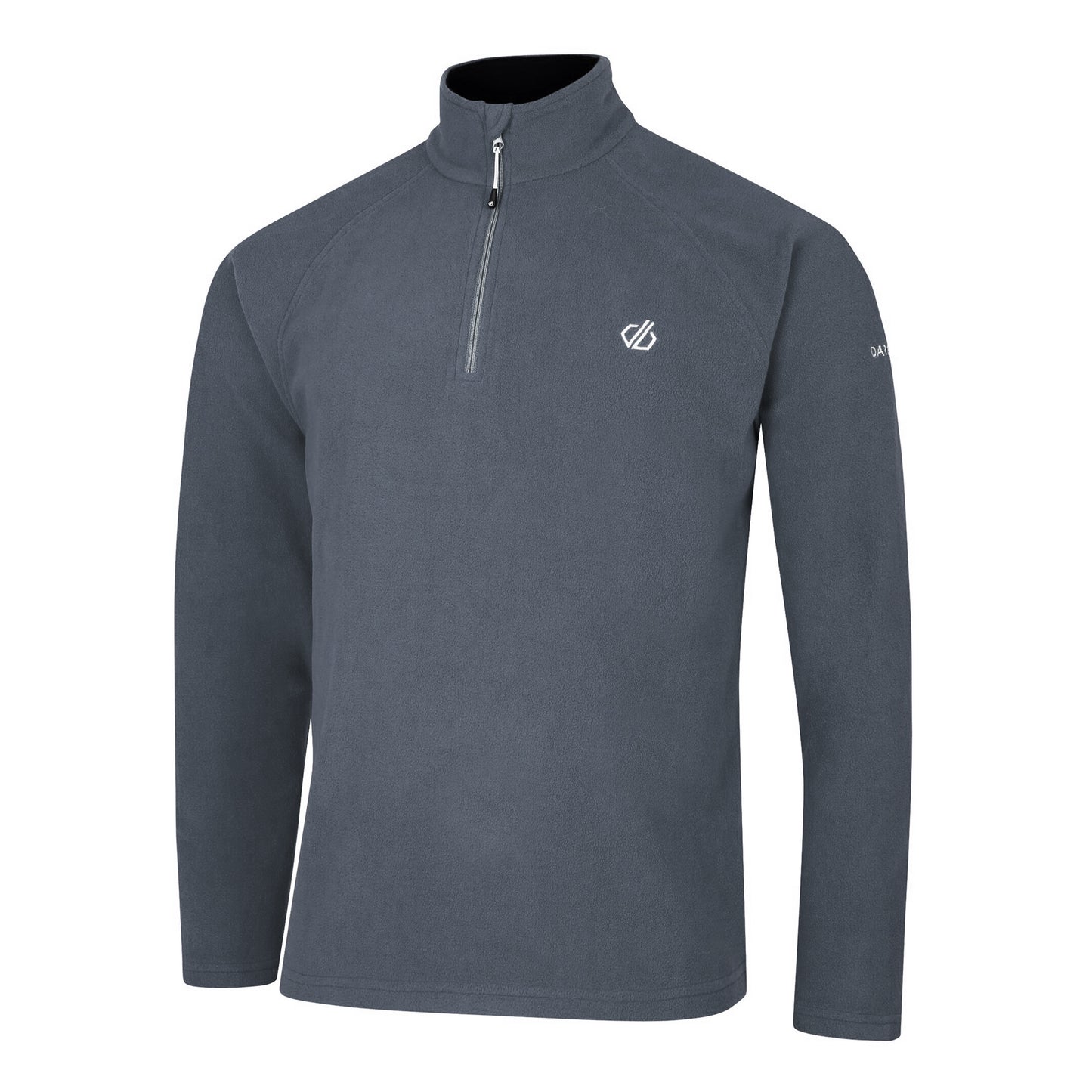 Ebony Grey - Side - Dare 2B Mens Freethink II Fleece Top