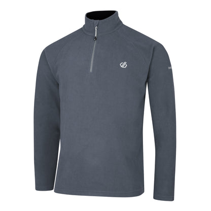 Ebony Grey - Side - Dare 2B Mens Freethink II Fleece Top