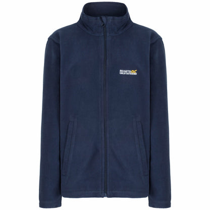 Navy-Navy - Front - Regatta Great Outdoors Childrens-Kids King II Lightweight Full Zip Fleece Jacket