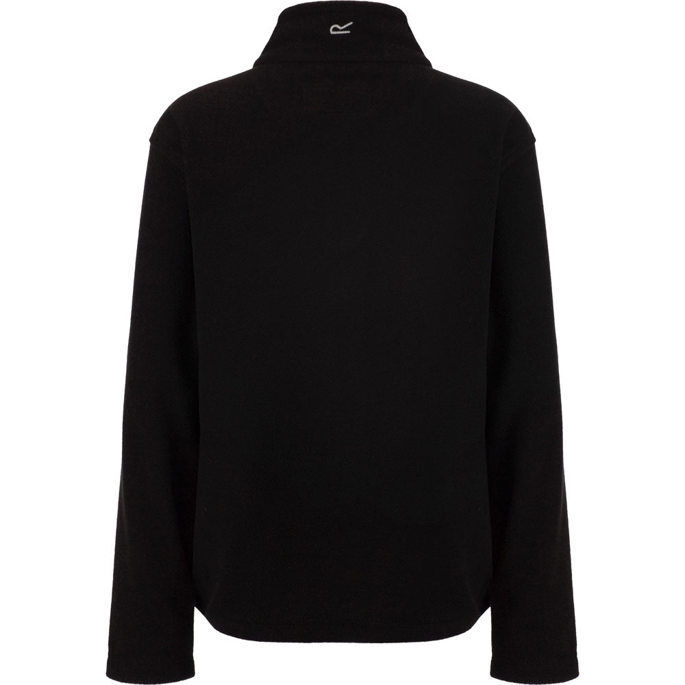 Black-Black - Back - Regatta Great Outdoors Childrens-Kids King II Lightweight Full Zip Fleece Jacket