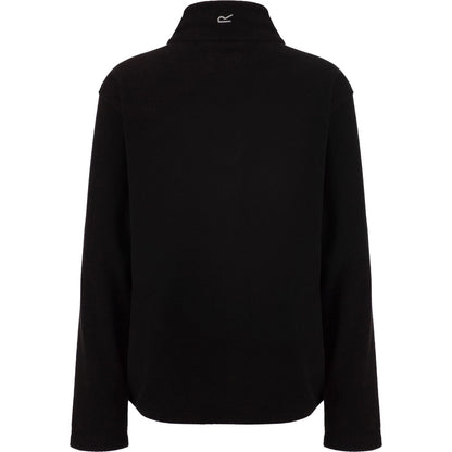 Black-Black - Back - Regatta Great Outdoors Childrens-Kids King II Lightweight Full Zip Fleece Jacket