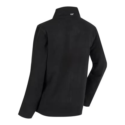Black-Black - Lifestyle - Regatta Great Outdoors Childrens-Kids King II Lightweight Full Zip Fleece Jacket