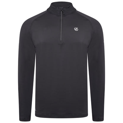 Ebony Grey - Front - Dare 2B Mens Fuse Up II Midlayer