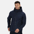 Navy - Back - Regatta Mens Venturer 3 Layer Membrane Soft Shell Jacket