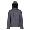 Seal Grey-Black - Front - Regatta Mens Venturer 3 Layer Membrane Soft Shell Jacket