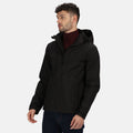 Black - Back - Regatta Mens Venturer 3 Layer Membrane Soft Shell Jacket