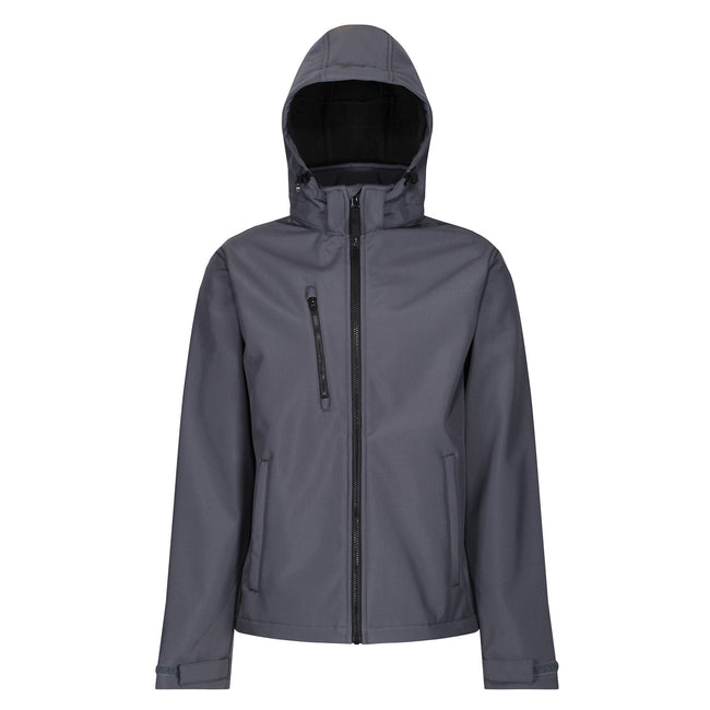 Seal Grey-Black - Front - Regatta Professional Mens 3 Layer Membrane Soft Shell Jacket