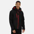 Black-Red - Back - Regatta Professional Mens 3 Layer Membrane Soft Shell Jacket