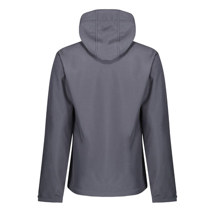 Seal Grey-Black - Back - Regatta Professional Mens 3 Layer Membrane Soft Shell Jacket