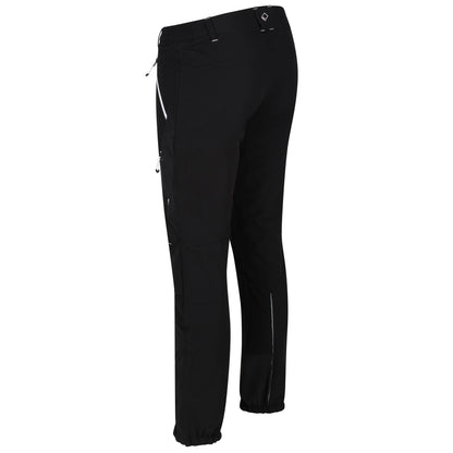 Black-Black - Side - Regatta Mens Mountain Walking Trousers
