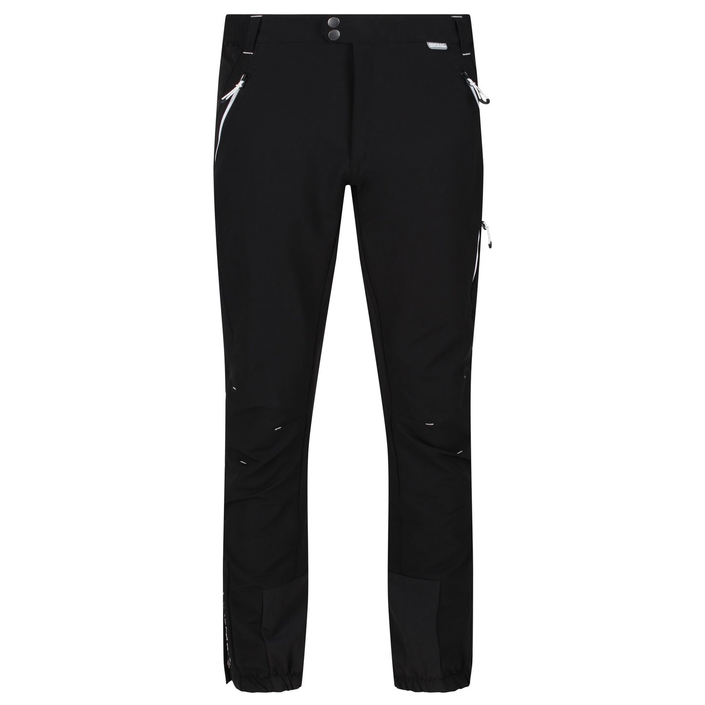Black-Black - Front - Regatta Mens Mountain Walking Trousers